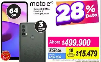 Alkomprar Moto E40 64GB oferta
