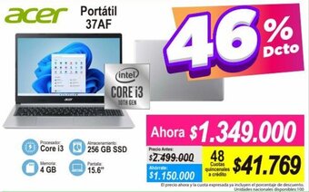 Alkomprar Acer Portátil 37AF oferta