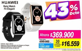 Alkomprar Huawei Reloj Watch Fit Elegant oferta