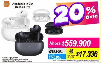 Alkomprar MI Audifonos In Ear Buds 3T Pro oferta