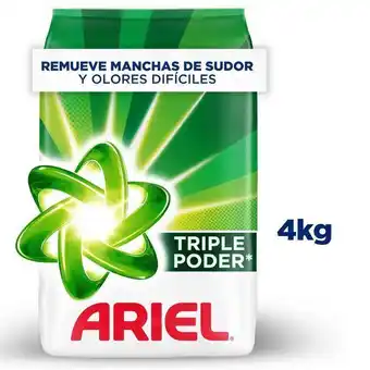 Éxito Detergente regular ariel 4000 gr oferta