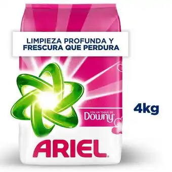 Éxito Detergente toque de downy ariel 4000 gr oferta
