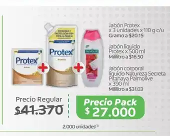 Jumbo Jabón protex x 3 unidades x 110 g c/u oferta