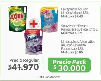 Jumbo Lavaplatos líquido limón axion x 1.5 l oferta