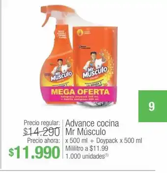 Jumbo Advance cocina mr músculo x 500 ml + doypack x 500 ml oferta