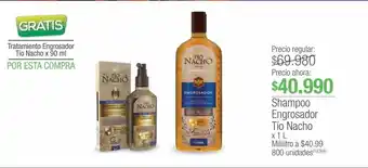 Jumbo Shampoo engrosador tío nacho x 1 l oferta