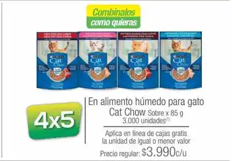 Jumbo En alimento húmedo para gato cat chow sobre x 85 g oferta