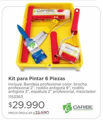 Easy Kit para pintar 6 piezas easy caribe oferta