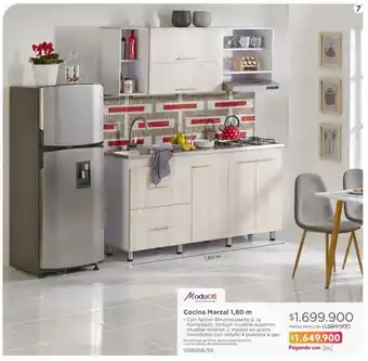 Easy Cocina marzal 180 derecha chantilli gvar oferta