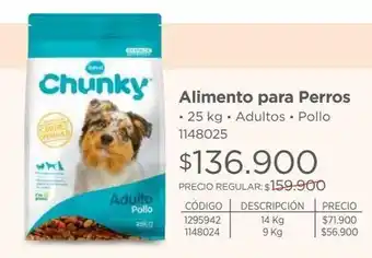 Easy Alimento chunky adulto pollo 25 kg oferta
