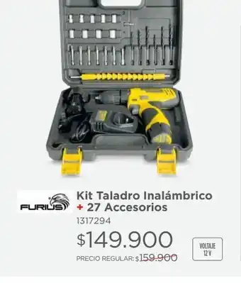 Easy Kit taladro inalamb 12 vol y 27 accesor oferta