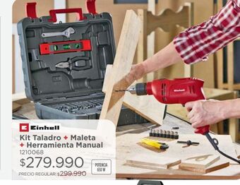 Easy Kit taladro más herram manuale y maleta oferta