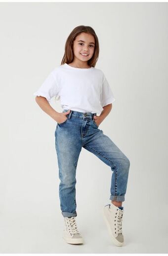 Tennis Jean azul para niña oferta