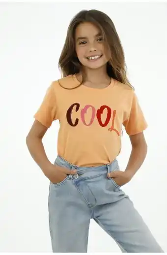 Tennis Camiseta anaranjada para niña oferta