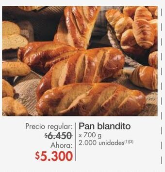 Metro Pan blandito x 700 g oferta