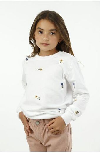 Tennis Buzo blanco para niña oferta