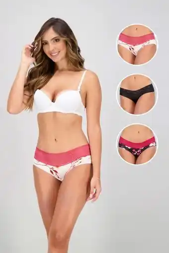 Surtitodo Pack x 3 interior para mujer color surtido ref: 002005 - eva castillo oferta