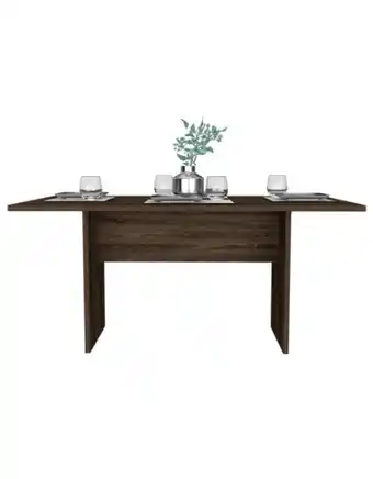 Comedor ascher, chocolate, para cuatro puestos