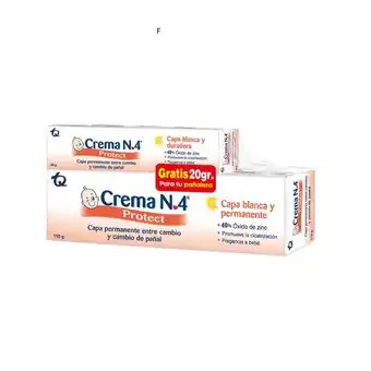 La Rebaja Oferta crema n4 protect antipanalitis tubo x 110 gramos gratis tubo x 20 gramos oferta