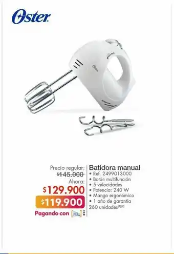 Metro Batidora oster oferta