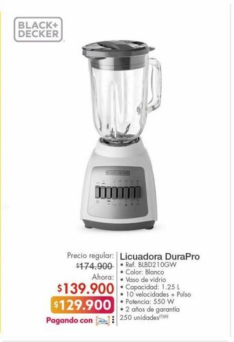Metro Licuadora black & decker oferta