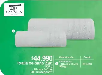 Jumbo Toalla de baño zuri • 500 g • 70 cm x 140 cm oferta