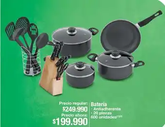 Jumbo Batería • antiadherente • 20 piezas oferta