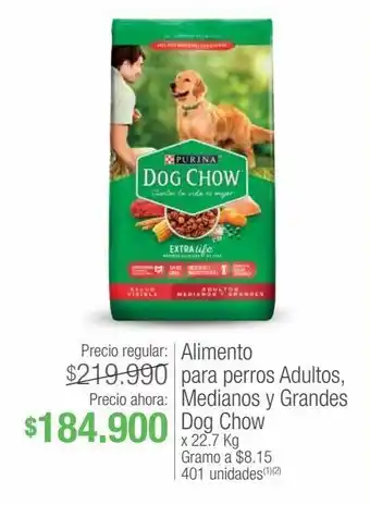 Jumbo Alimento para perros adultos, medianos y grandes dog chow x 22.7 kg oferta
