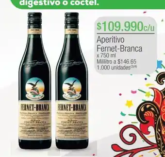 Jumbo Aperitivo fernet-branca oferta