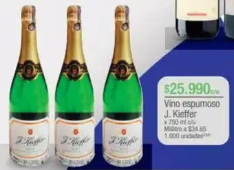 Jumbo Vino espumoso j. kieffer oferta