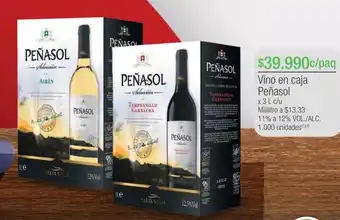 Jumbo Vino en caja peñasol oferta
