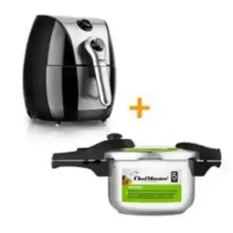 Falabella Combo: olla a presión 5lt + freidora de aire 4.3l oferta