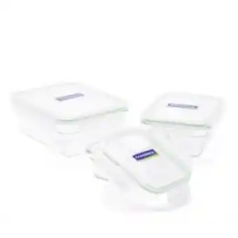Falabella Set x 3 recipientes vidrio para horno oferta