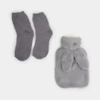 Panamericana Bolsa térmica de 1 l con funda de conejo + medias grises oferta