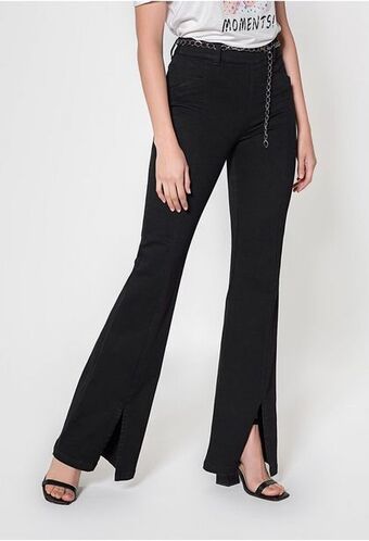 ELA Jean semicampana tiro alto con cadena. oferta