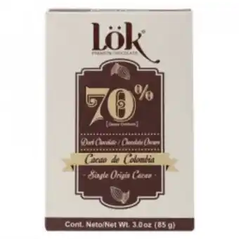 Chocolate negro lok 85g
