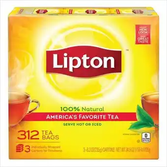 Éxito Lipton bolsas de té 312 sobres oferta