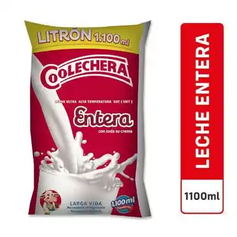 Éxito Leche entera coolechera 1100 ml oferta