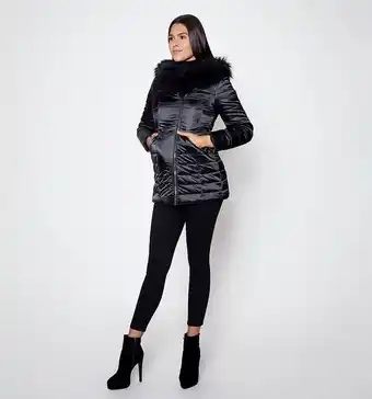 Studio F Gaban acolchado escote con pelo y capuch oferta