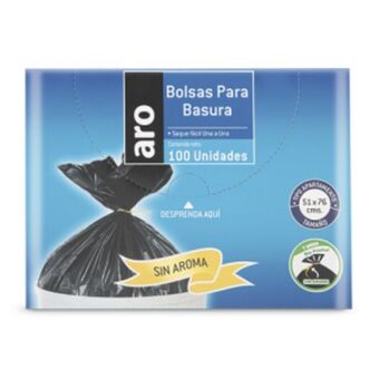 Makro Bolsa basura aro apto 51x76 negra x 100u oferta