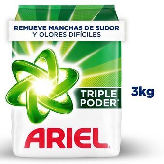 Makro Detergente en polvo ariel regular 3kg oferta