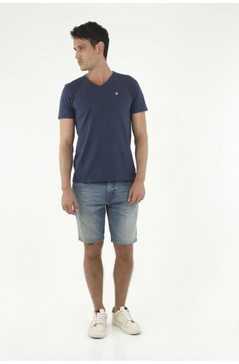 Tennis Camiseta azul para hombre oferta