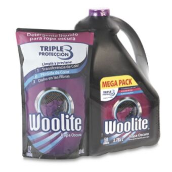 Makro Detergente liquido woolite black 3.785l+900ml oferta