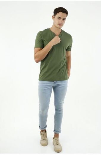 Tennis Camiseta verde para hombre oferta