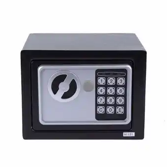 Panamericana Caja fuerte digital negra oferta