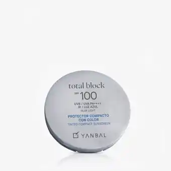 Yanbal Protector solar compacto spf 100 total block nude oferta