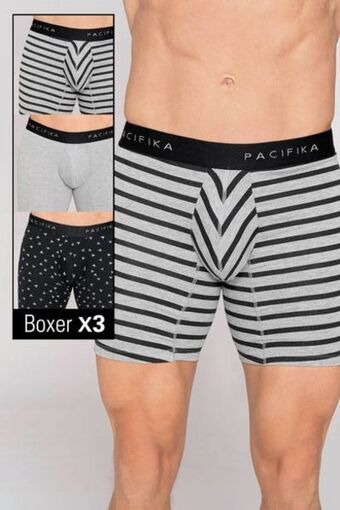 Carmel Boxer x 3 ajustado multicolor oferta