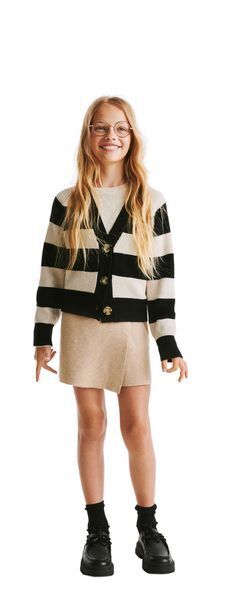 Zara Chaqueta punto rayas oferta