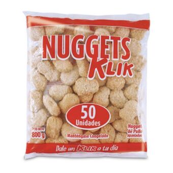 Makro Nuggets klik de pollo apanados 800gen50u oferta