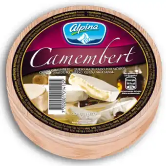 Makro Queso camembert alpina bloque 120g oferta